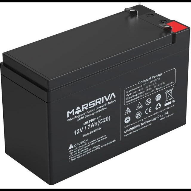 Сменный AGM аккумулятор MR-PBU12-7 MARSRIVA