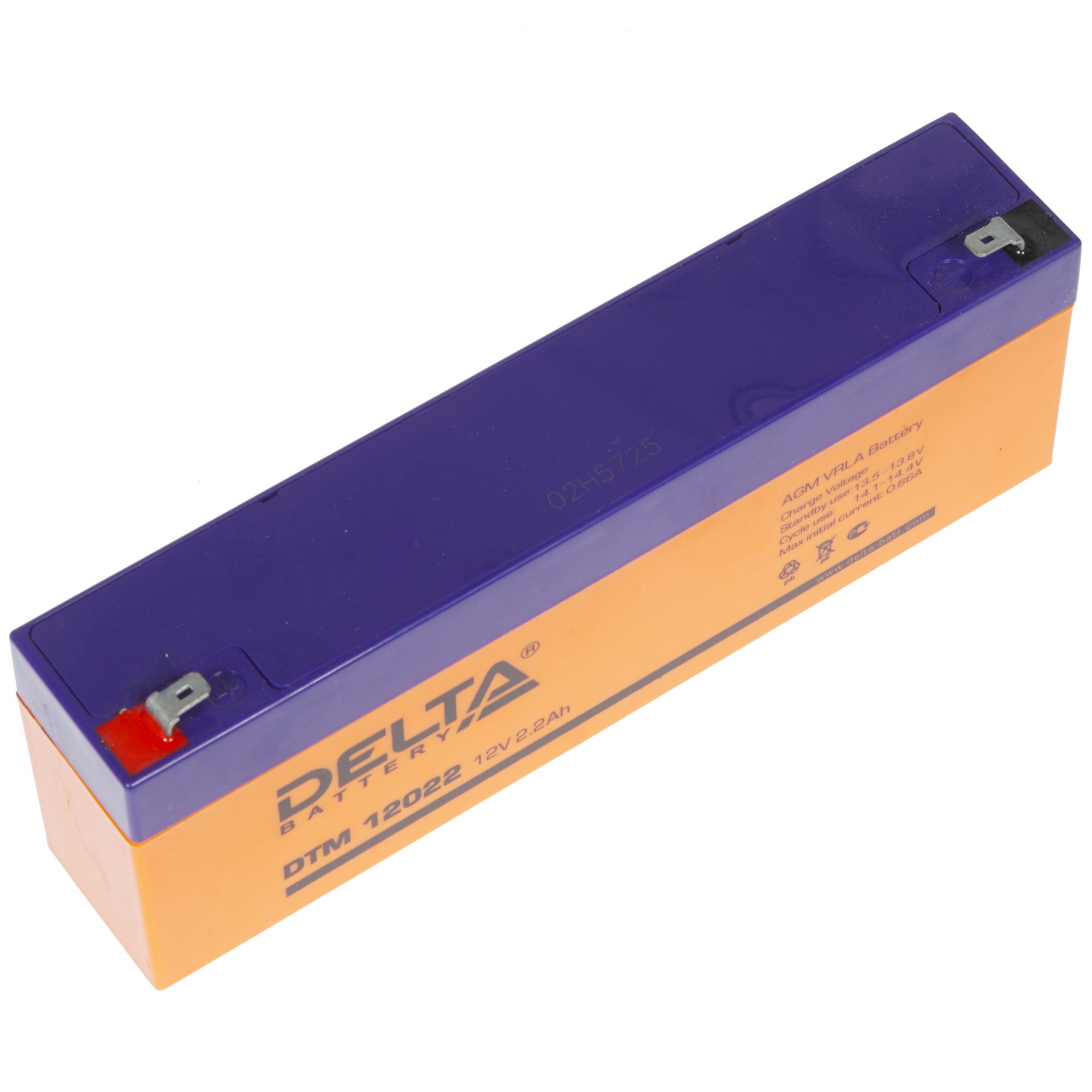 Батарея Delta DTM 12022 (12V, 2.2Ah)