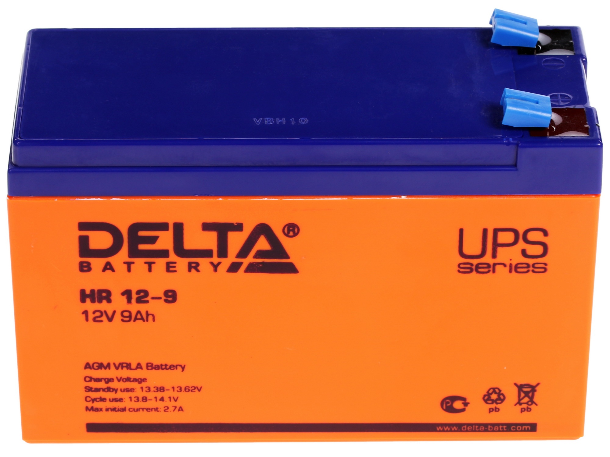 Батарея Delta HR 12-9 (12V, 9Ah)