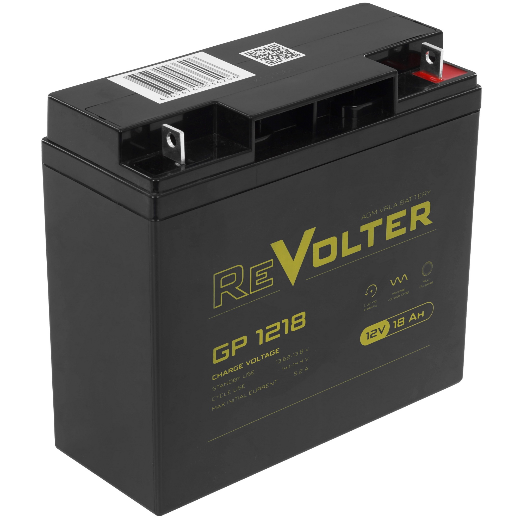 Аккумулятор 12В 18А.ч REVOLTER GP 1218