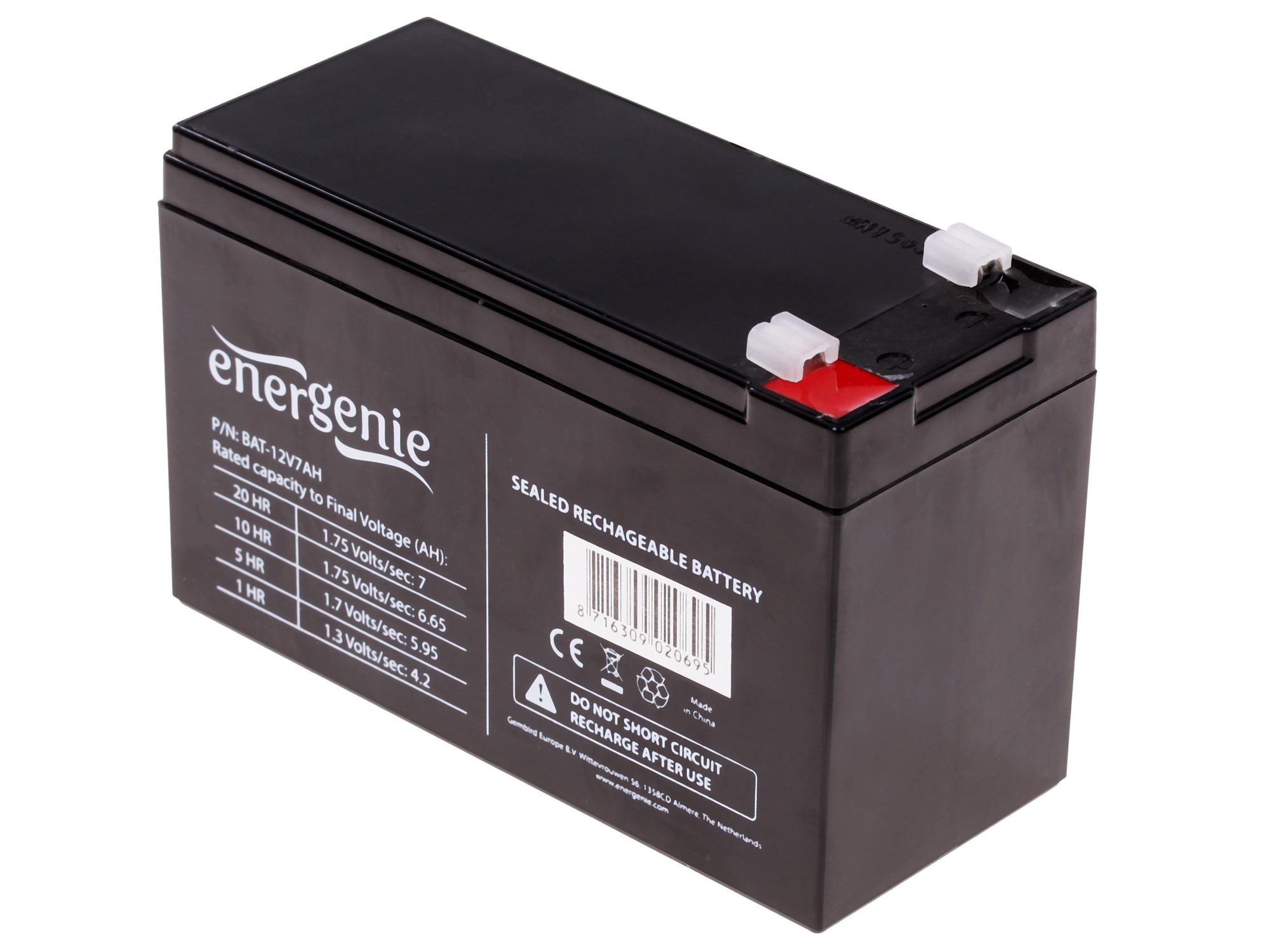 Батарея Gembird/Energenie BAT-12V7AH