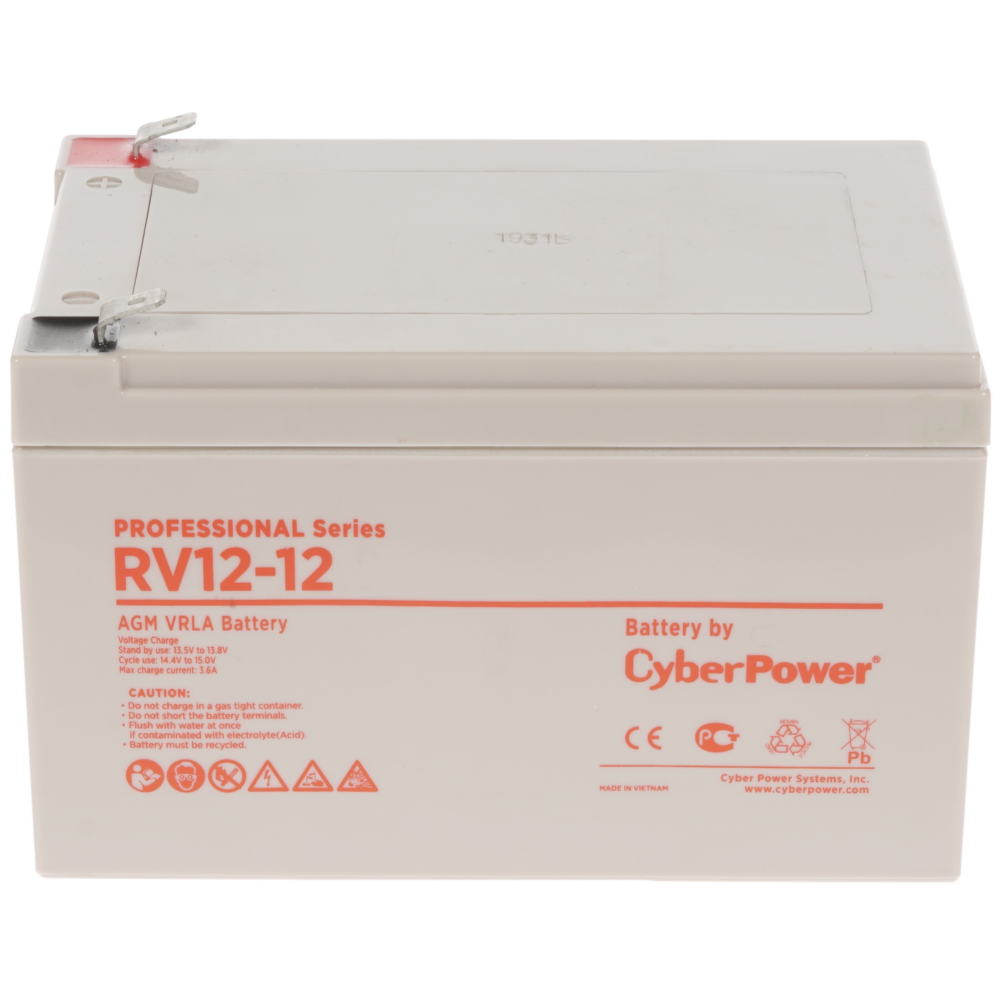 Батарея PS CyberPower Professional series RV 12-12 / 12V 12 Ah