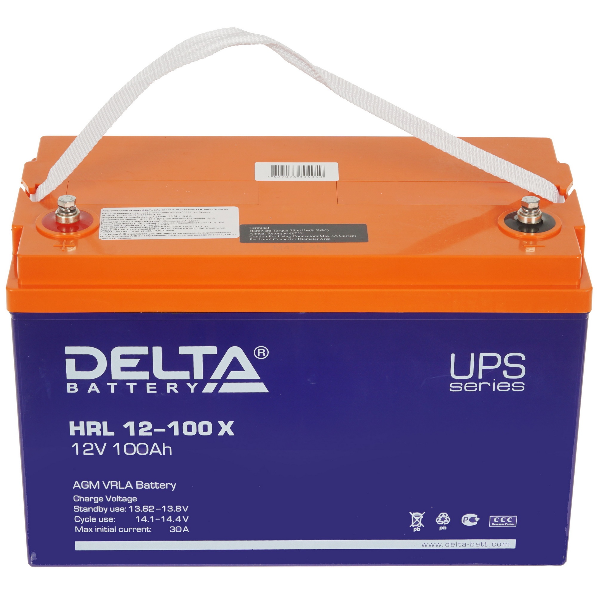 Батарея для ИБП Delta HRL 12-100 X 12В 100Ач