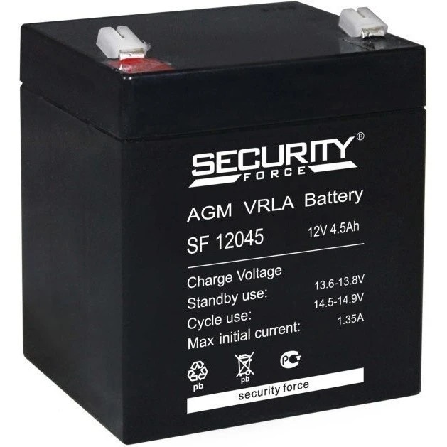 Батарея Delta Security Force SF 12045 (12V 4.5Ah)