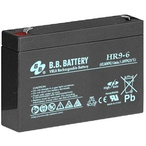 Батарея B.B.Battery HR 9-6 6В 9Ач