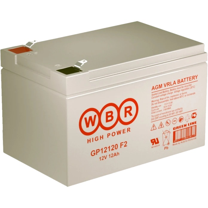 Батарея WBR GP 12120 F2 12V, 12Ah