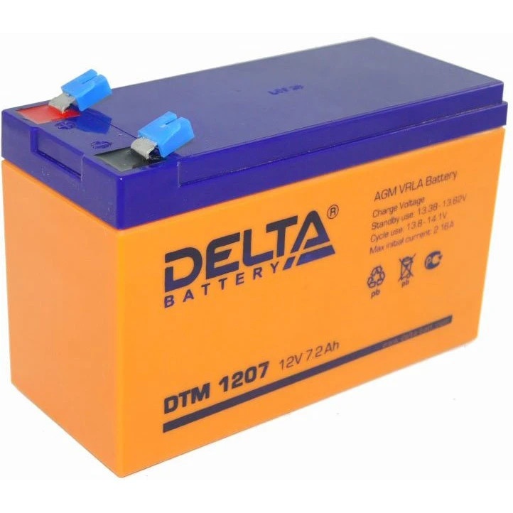 Батарея Delta DTM 1207 (12V, 7.2Ah)