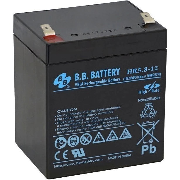 Батарея B.B.Battery HR 5.8-12 (12V 5.8Ah)