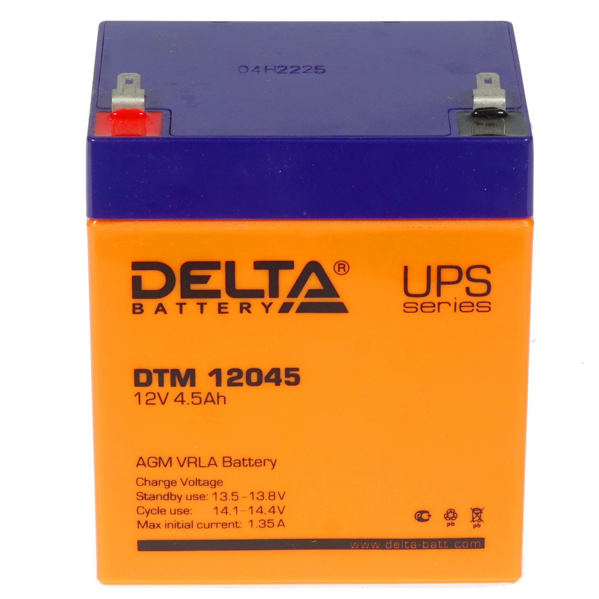 Батарея Delta DTM 12045 (12V, 4.5Ah)