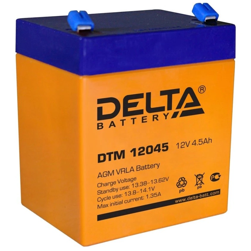Батарея Delta DTM 12045 (12V, 4.5Ah)