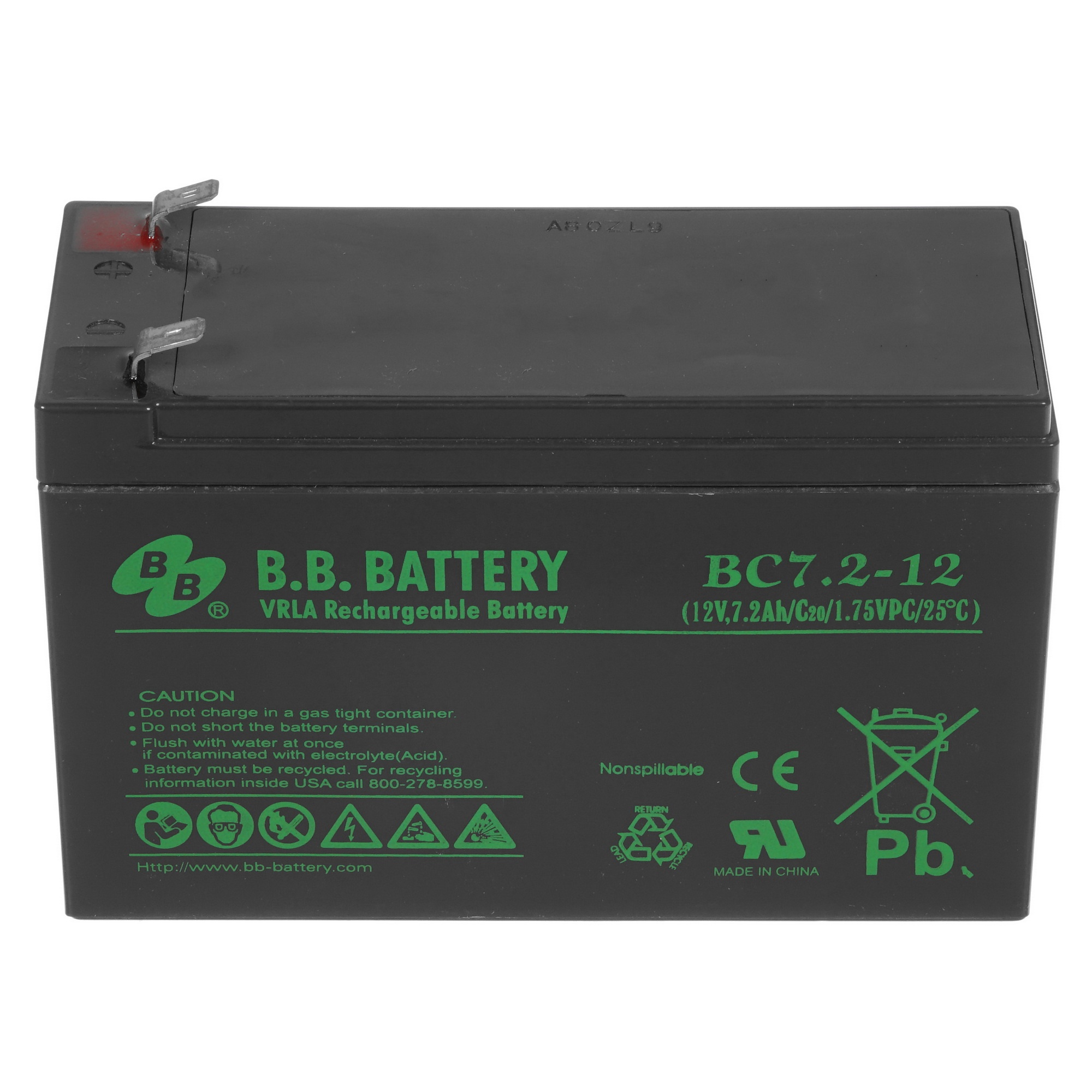 Батарея B.B.Battery BC 7.2-12 (12V 7.2Ah)