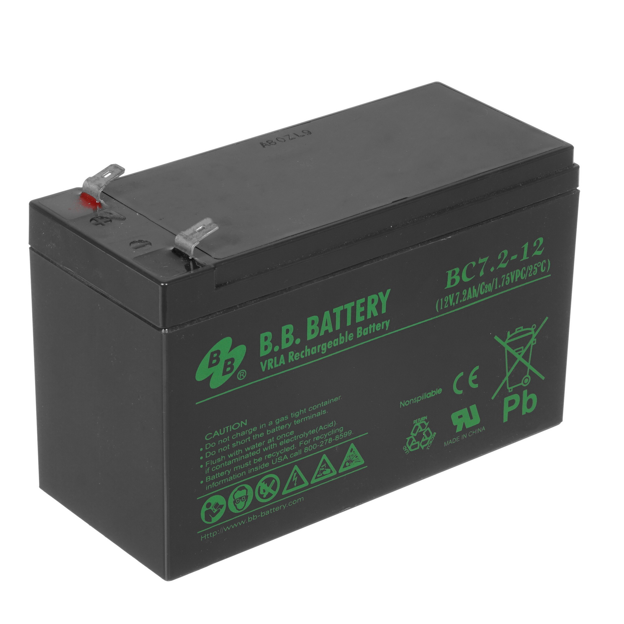 Батарея B.B.Battery BC 7.2-12 (12V 7.2Ah)