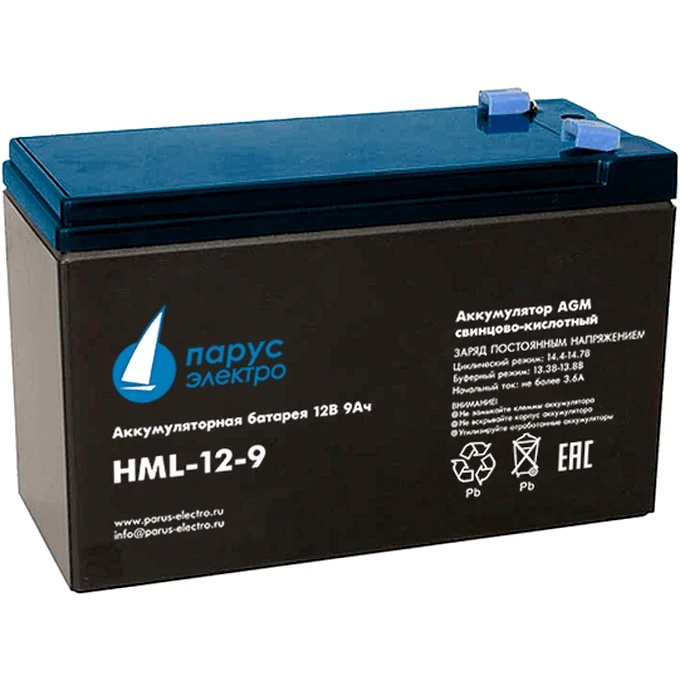 Батарея Парус Электро, профессиональная серия HML-12-9