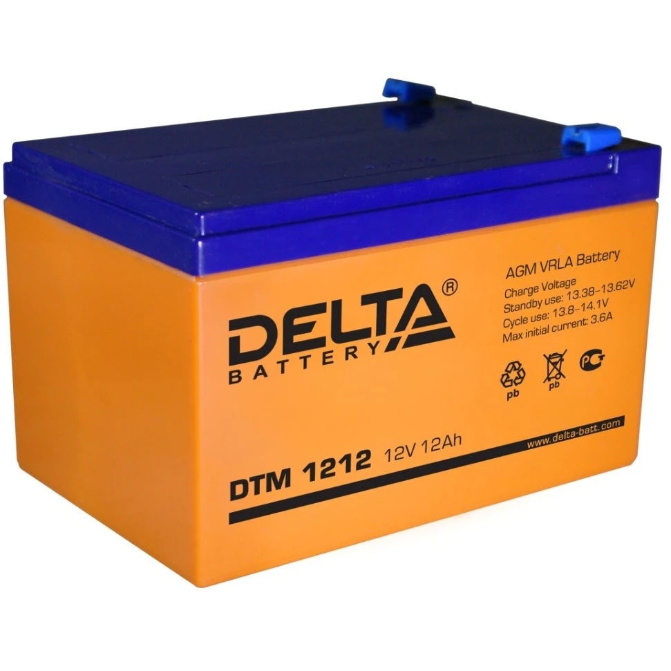 Батарея Delta DTM 1212 (12V, 12Ah)