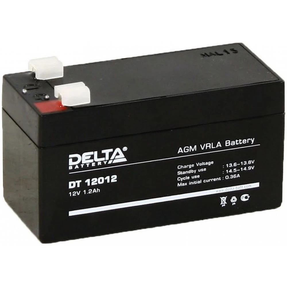 Батарея Delta DT 12012 (12V, 1.2Ah)