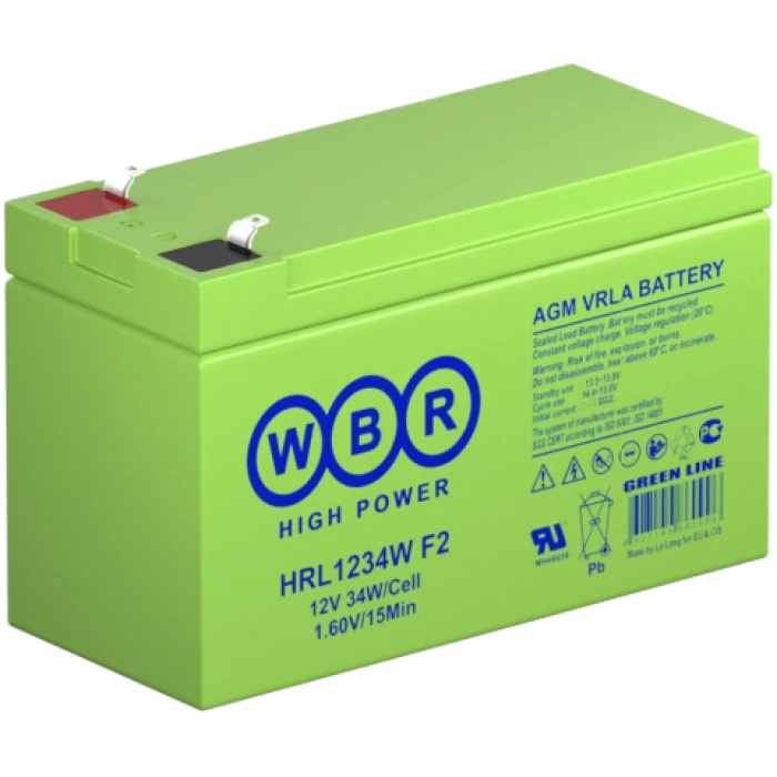 Батарея WBR HRL 1234W 12V 8.5Ah