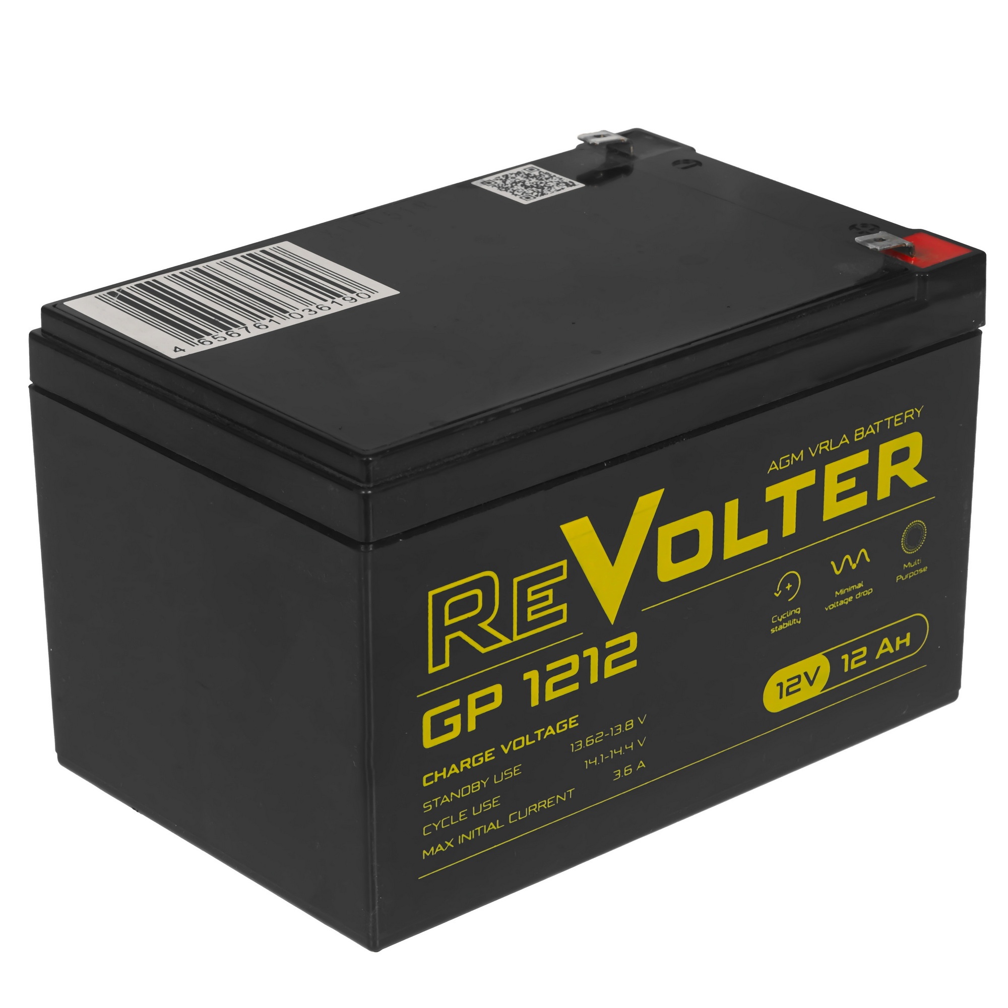 Аккумулятор 12В 12А.ч REVOLTER GP 1212