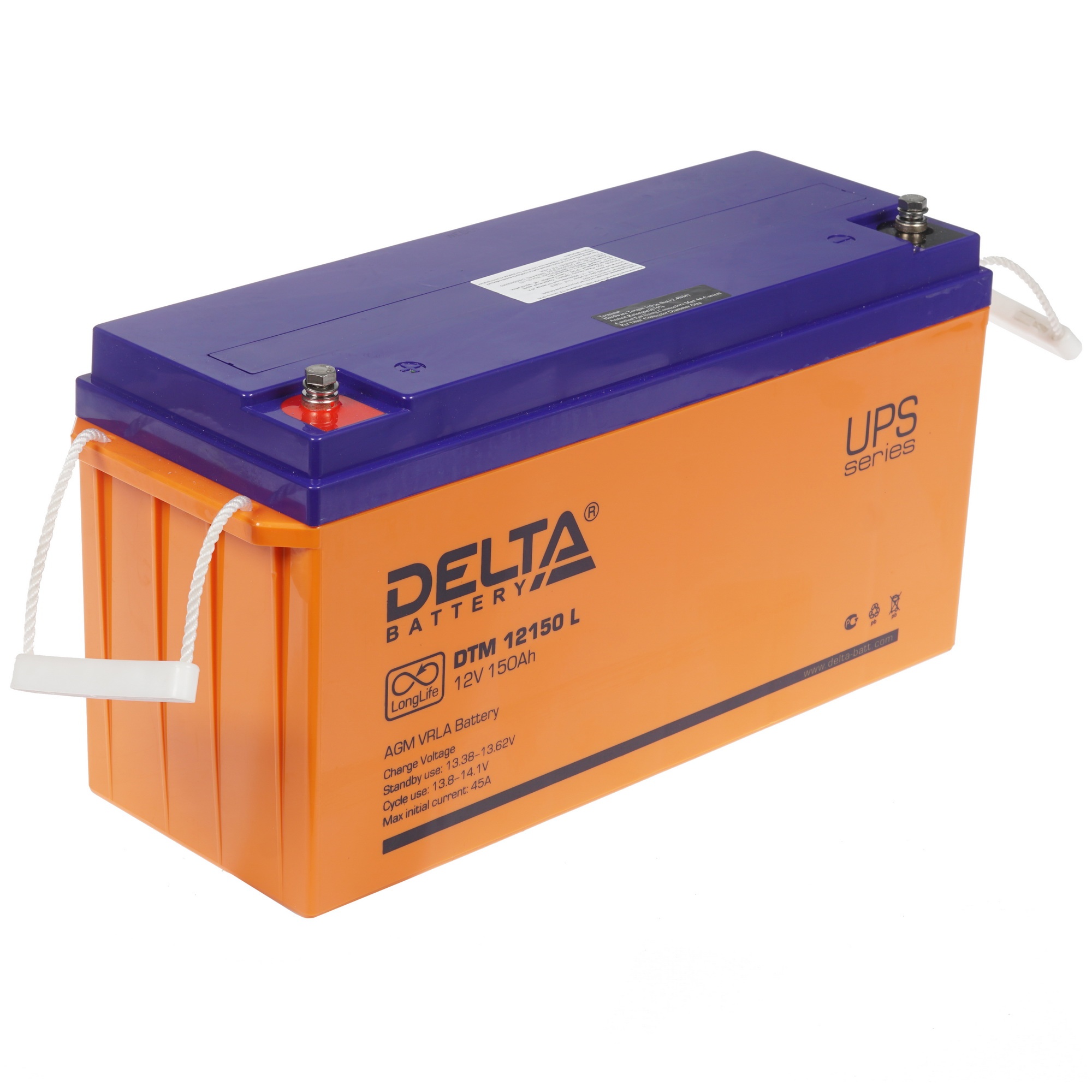 Аккумуляторная батарея Delta BATTERY DTM 12150 L