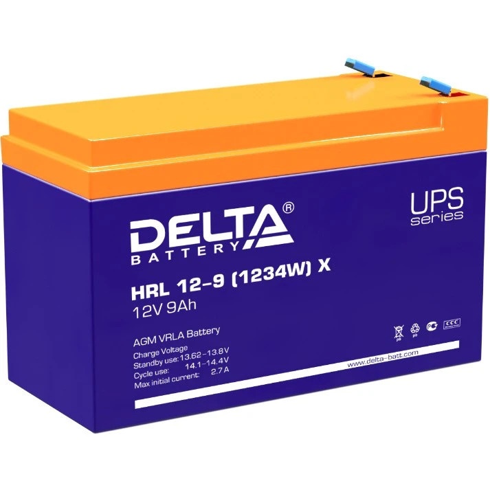 Батарея Delta HRL 12-9 X (12V 9Ah)