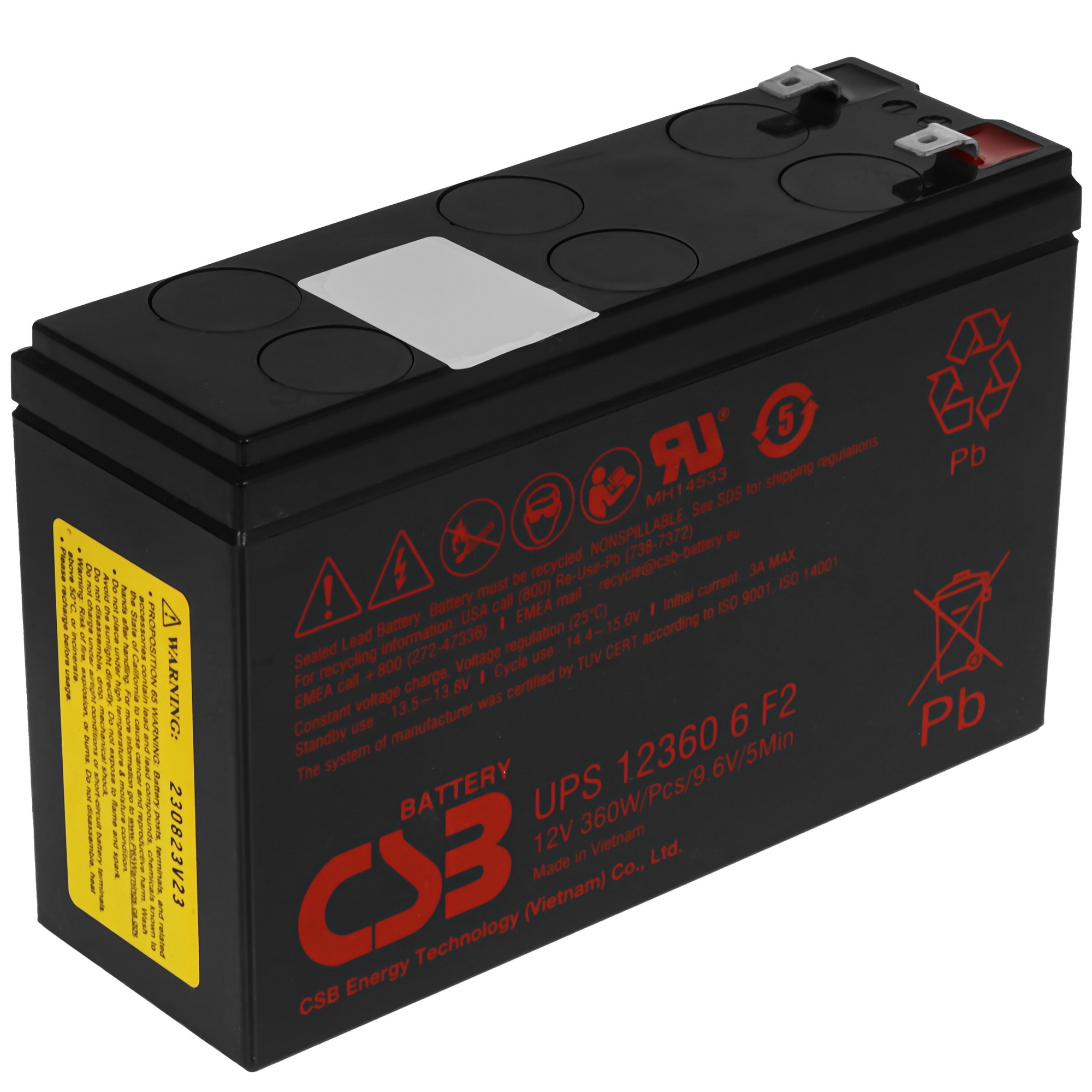 Аккумуляторная батарея CSB UPS123606 F2