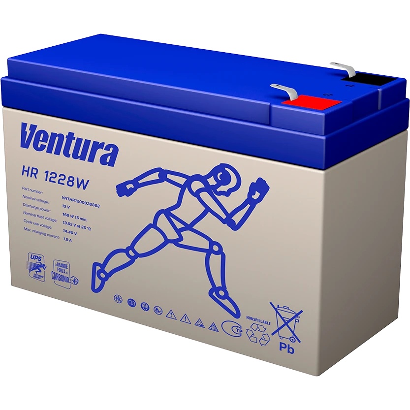 Батарея Ventura HR1228W  12V  7,2Ah