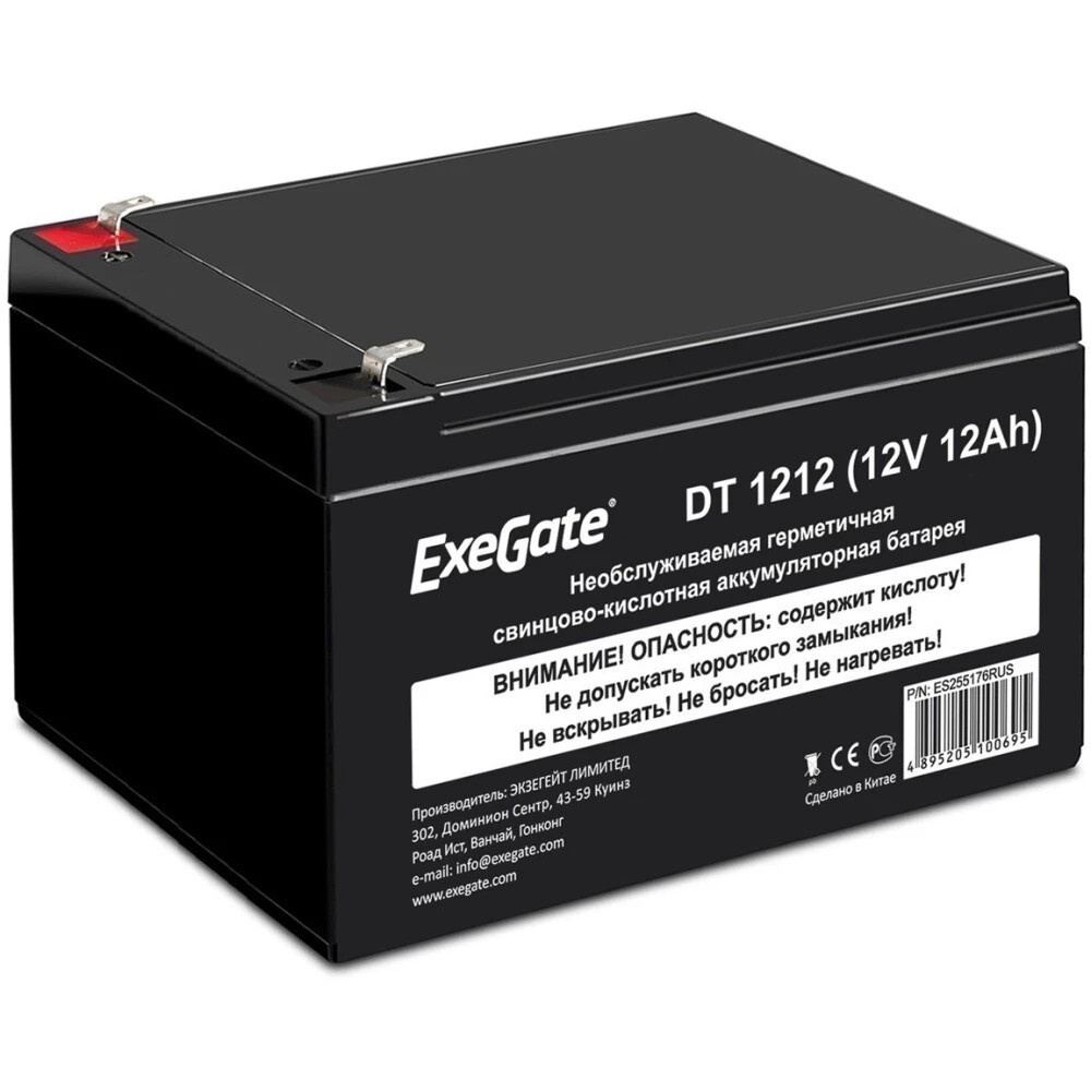 Батарея Exegate Special DT 1212/EXS12120 (12V 12Ah) клеммы F1