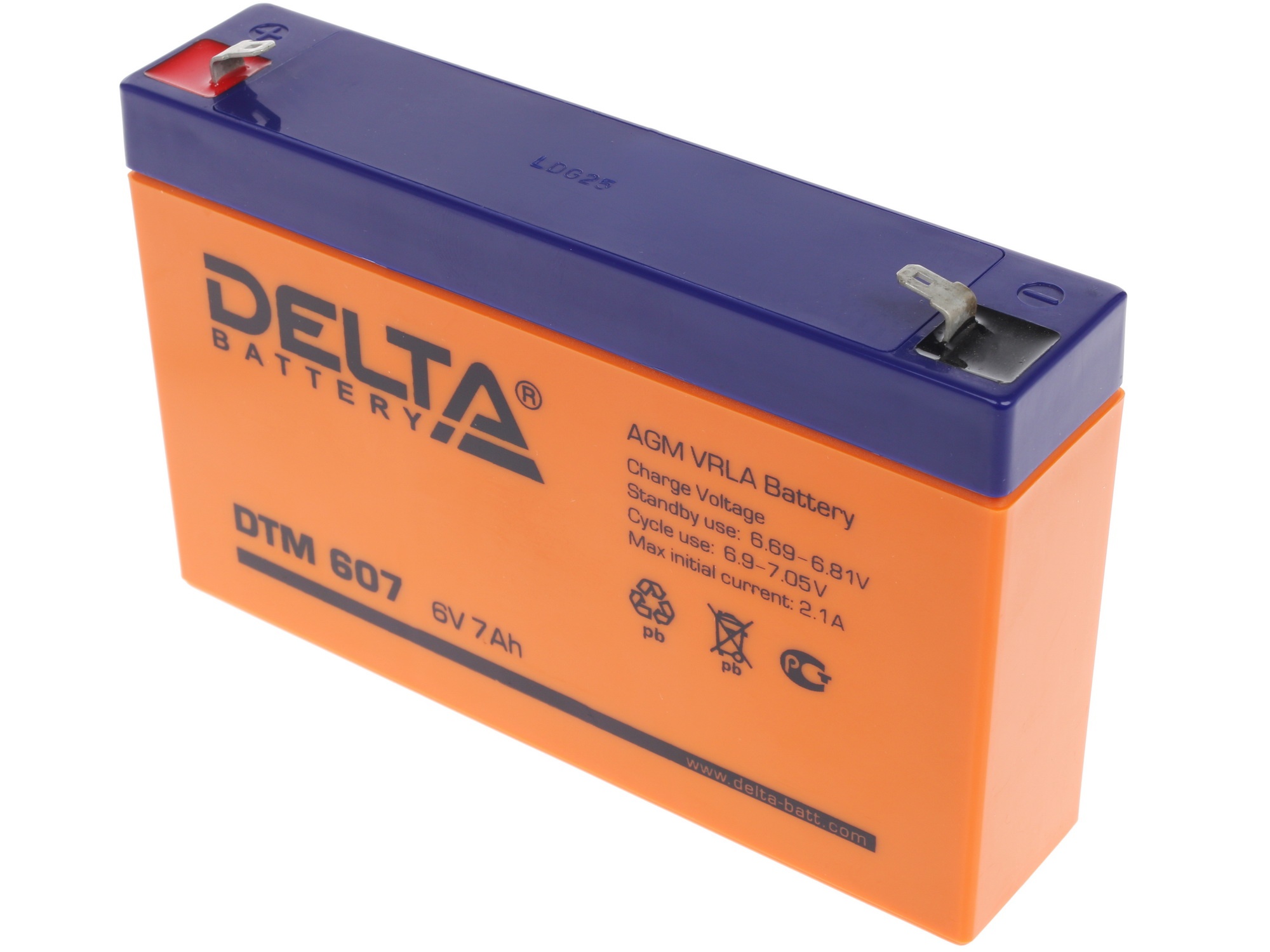 Аккумуляторная батарея DELTA D-607 : 2000 Вт(8)