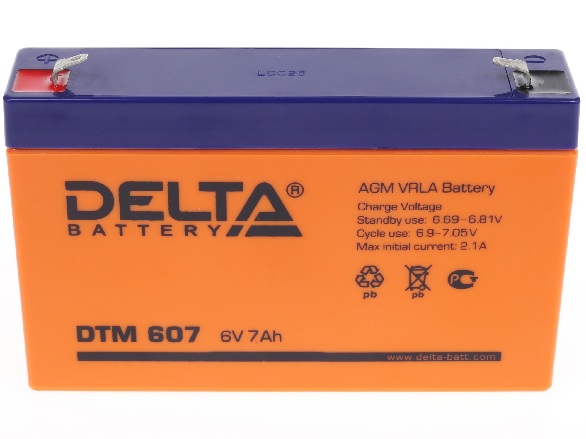 Аккумуляторная батарея DELTA D-607 : 2000 Вт(8)