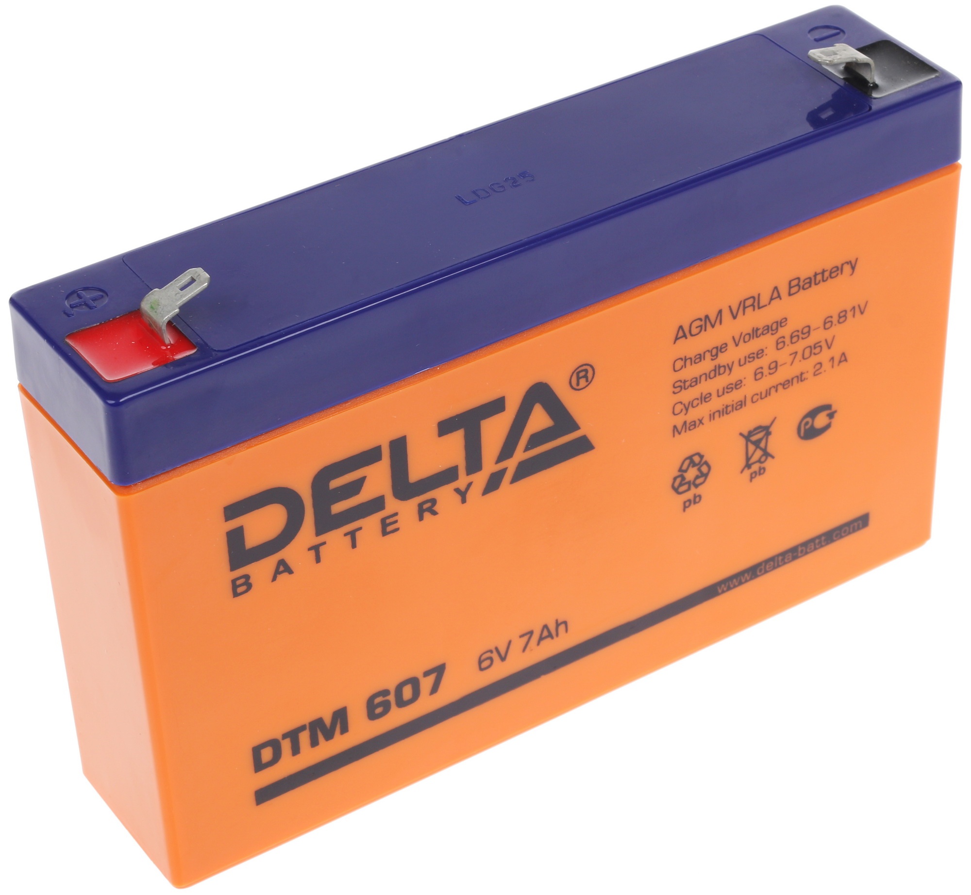Аккумуляторная батарея DELTA D-607 : 2000 Вт(8)