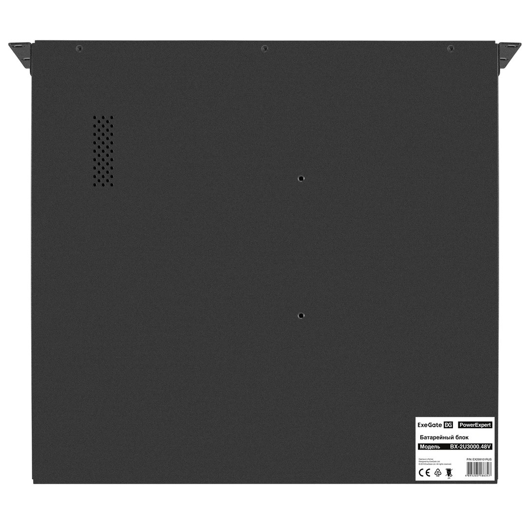 Батарейный блок ExeGate PowerExpert BX-2U3000.48V.8S9Ah для UHB-3000 (батареи 12V 9Ah - 8шт, Rackmou
