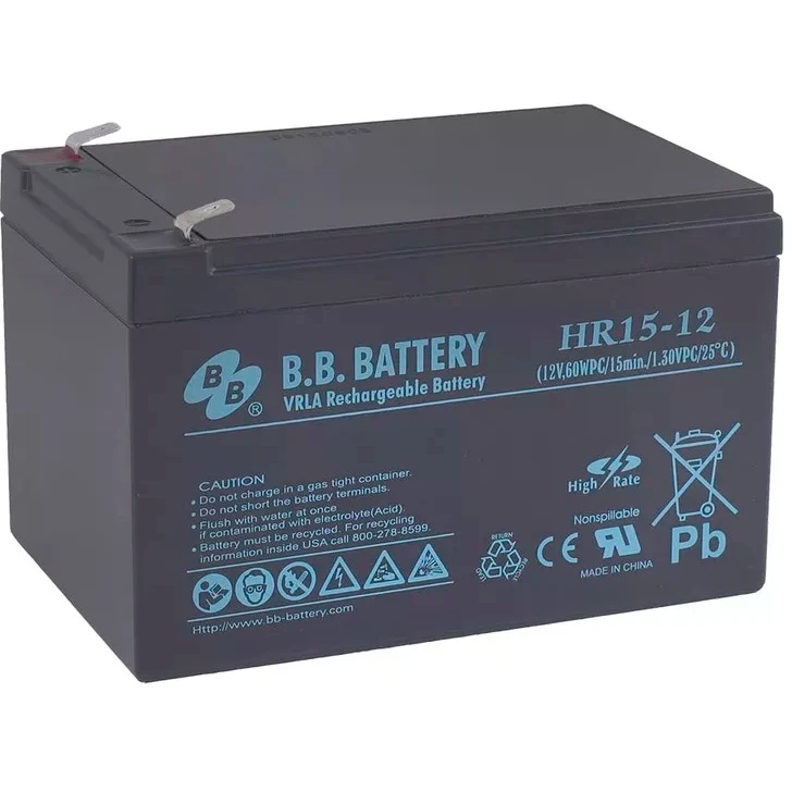 Батарея B.B. Battery HR 15-12  12V 15Ah