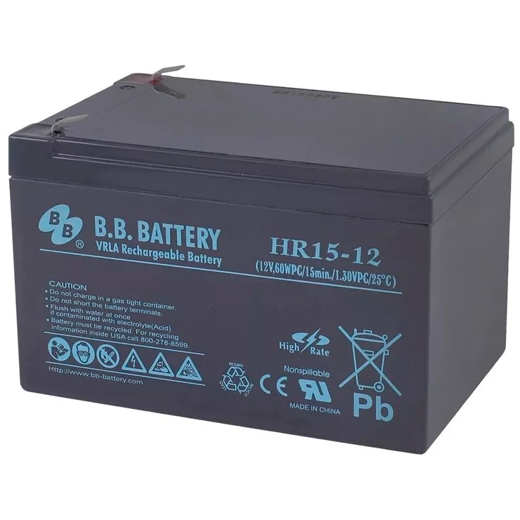 Батарея B.B. Battery HR 15-12  12V 15Ah