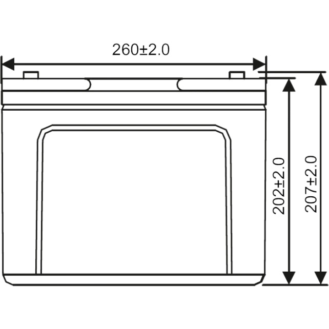 Батарея WBR GPL12800 (12V/80Ah)
