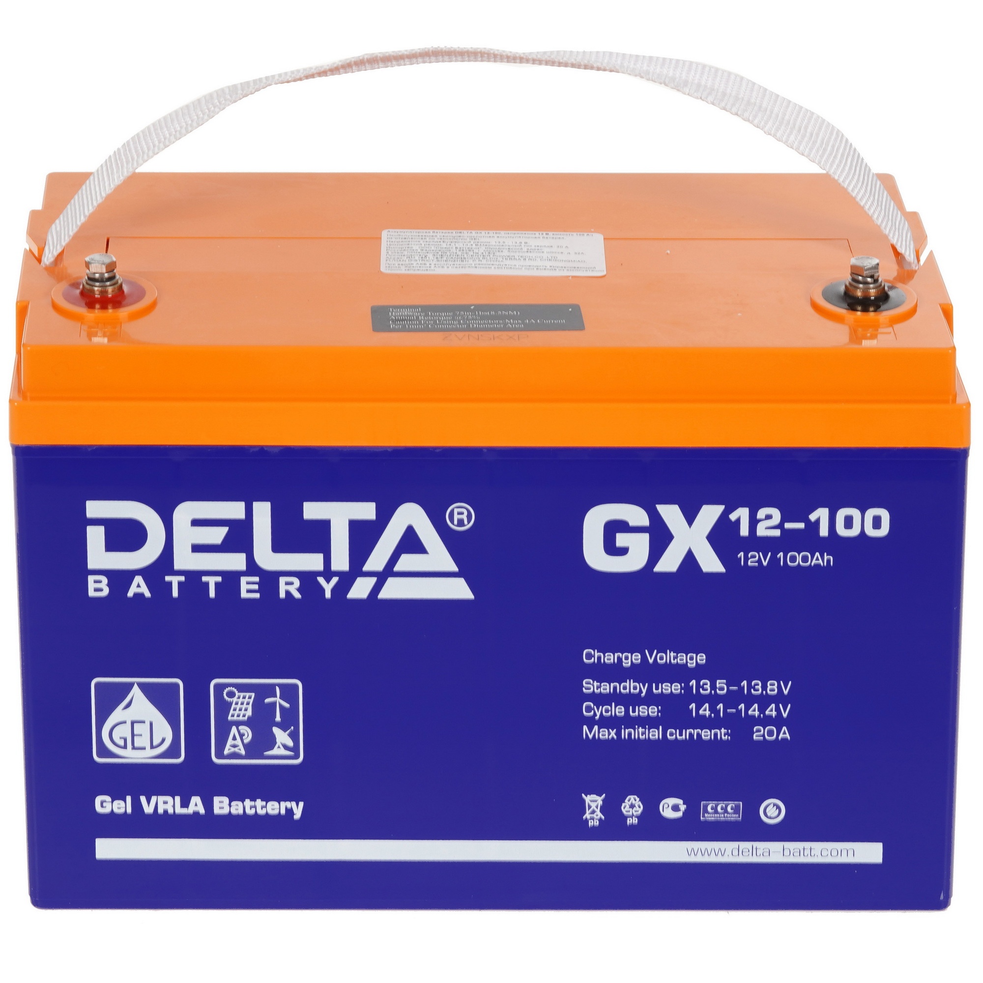 Батарея для ИБП Delta GX 12-100 (12V, 100Ah)