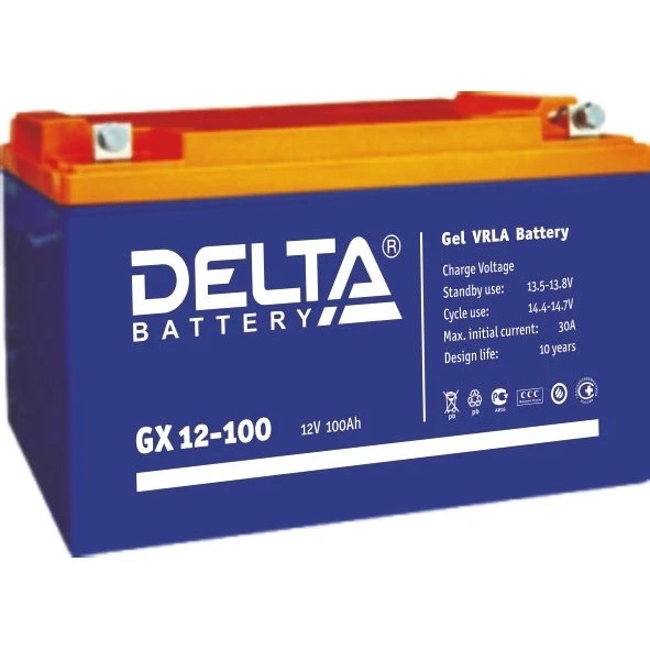 Батарея для ИБП Delta GX 12-100 (12V, 100Ah)