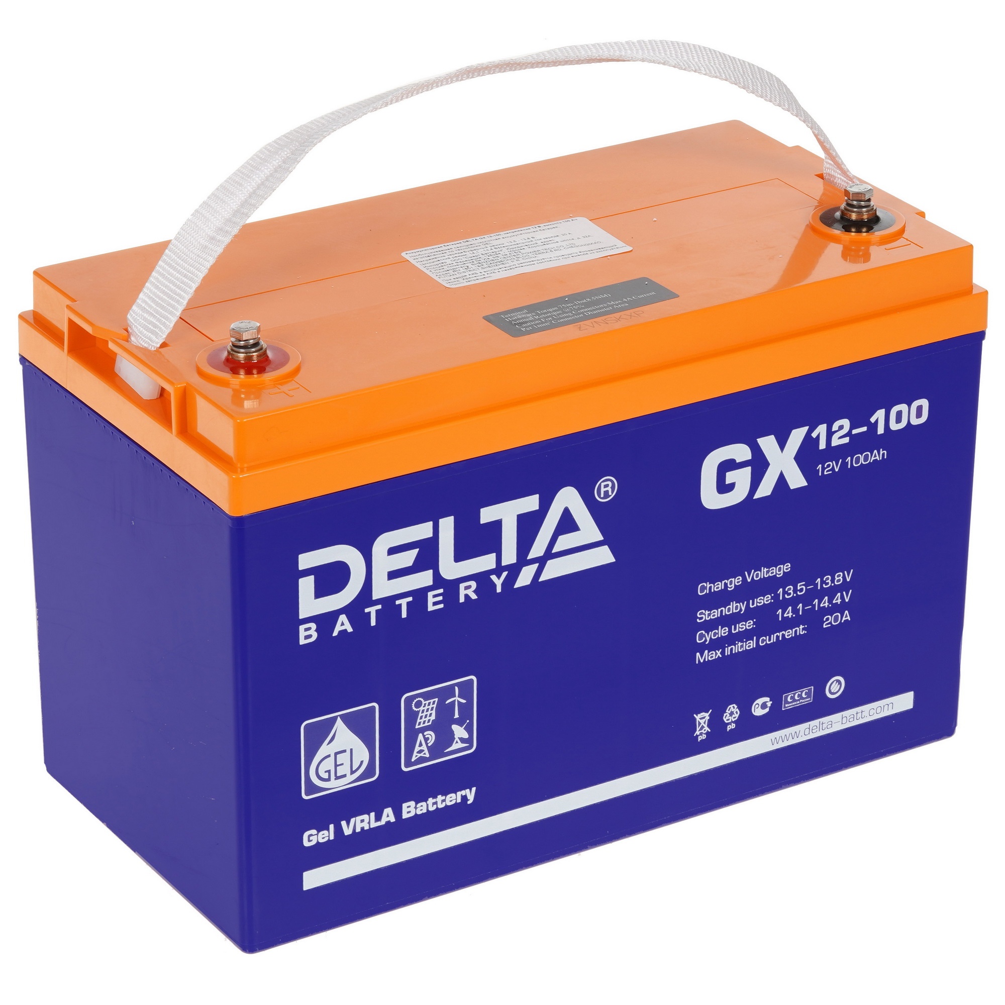Батарея для ИБП Delta GX 12-100 (12V, 100Ah)
