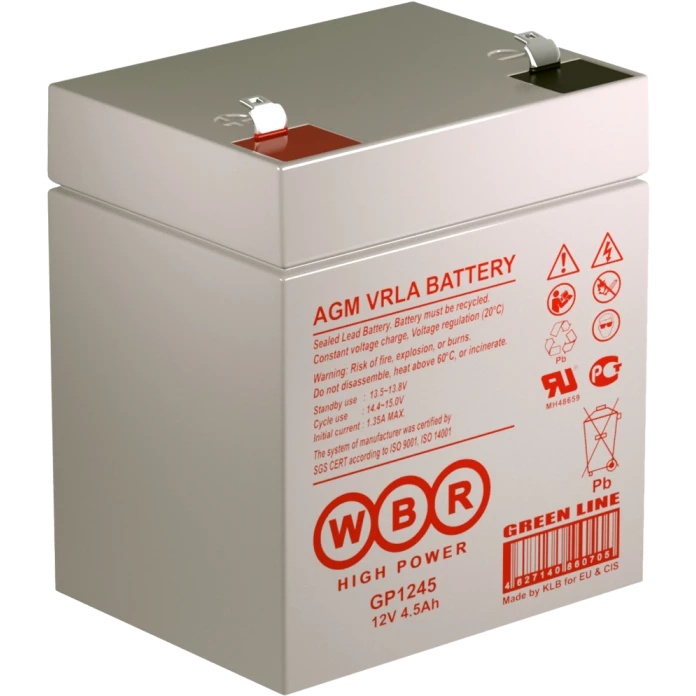 Батарея WBR GP 1245 (12V 4.5Ah)