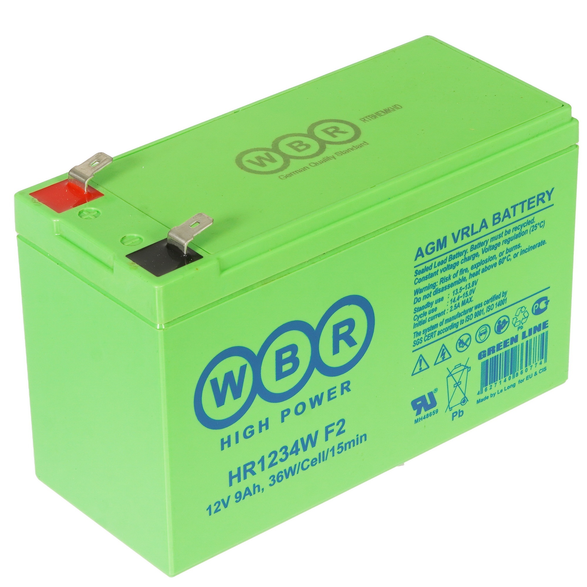 Батарея для ИБП B.B.Battery HR 1234W 12В 9Ач