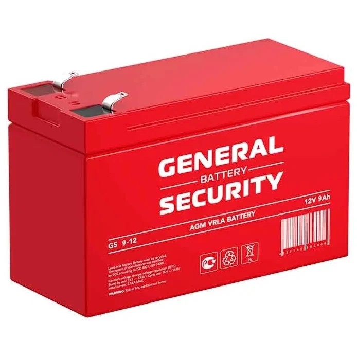 Аккумулятор General Security GS9-12