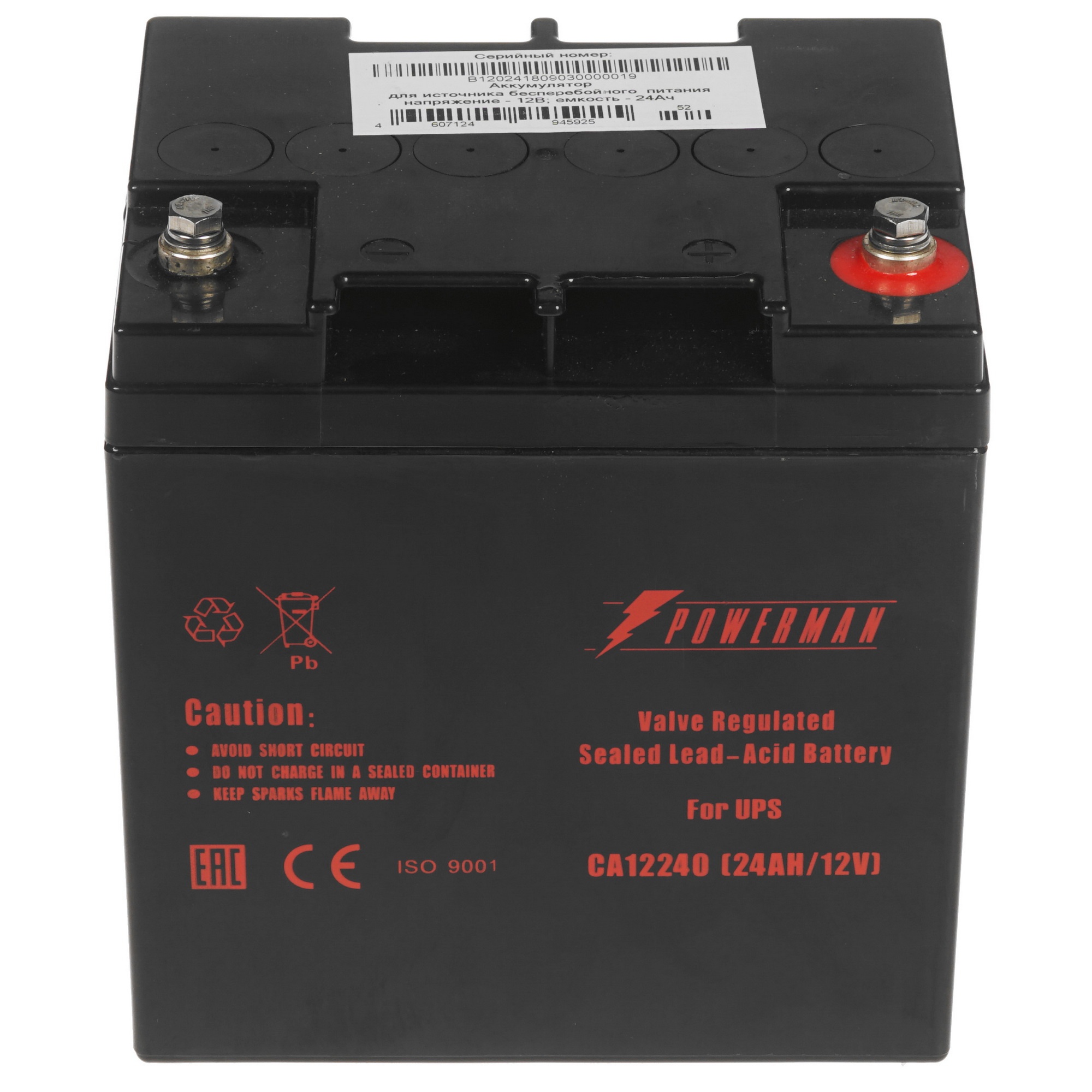 Батарея Powerman Battery 12V/24AH