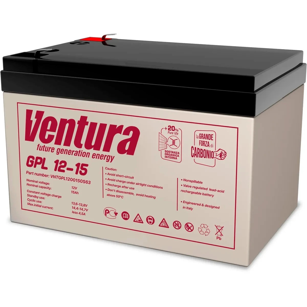 Аккумуляторная батарея Ventura GPL 12-15