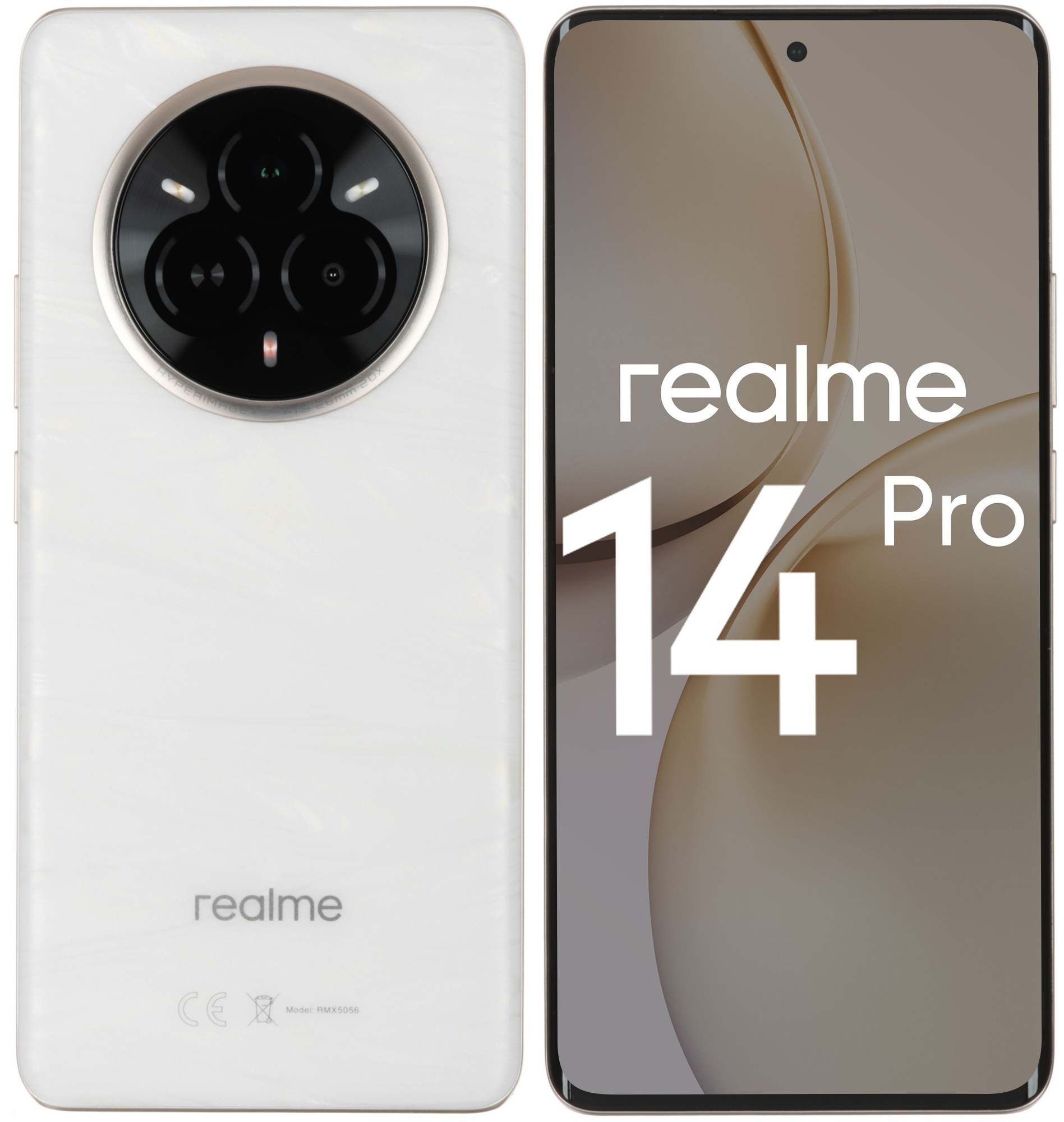 Смартфон Realme 14 Pro 5G, 8/256Gb, белый