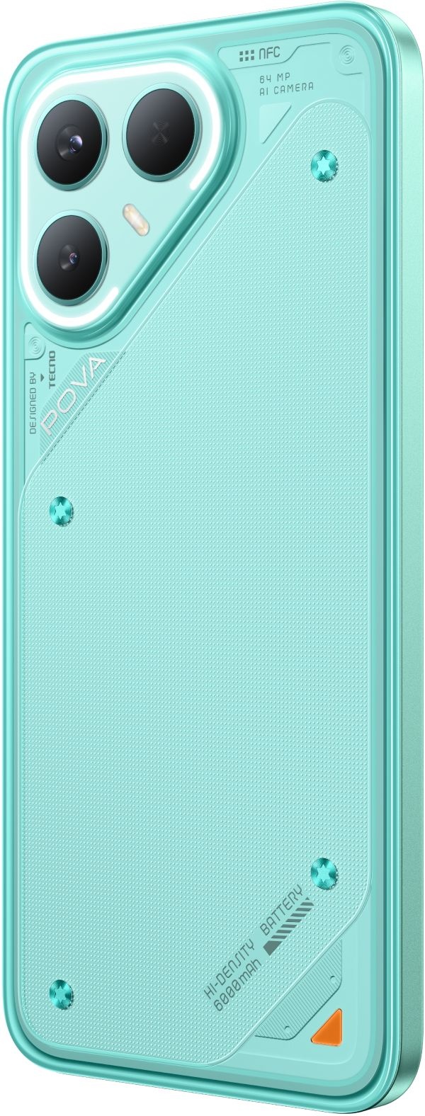 Смартфон Tecno Pova 7 Pro 5G 12/256Gb, бирюзовый
