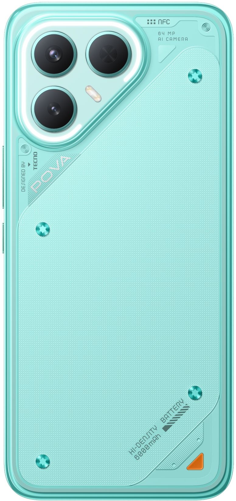 Смартфон Tecno Pova 7 Pro 5G 8/256Gb, бирюзовый