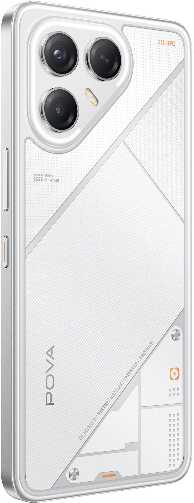 Смартфон Tecno Pova 7 Ultra 5G LJ9, 8/256Gb, белый
