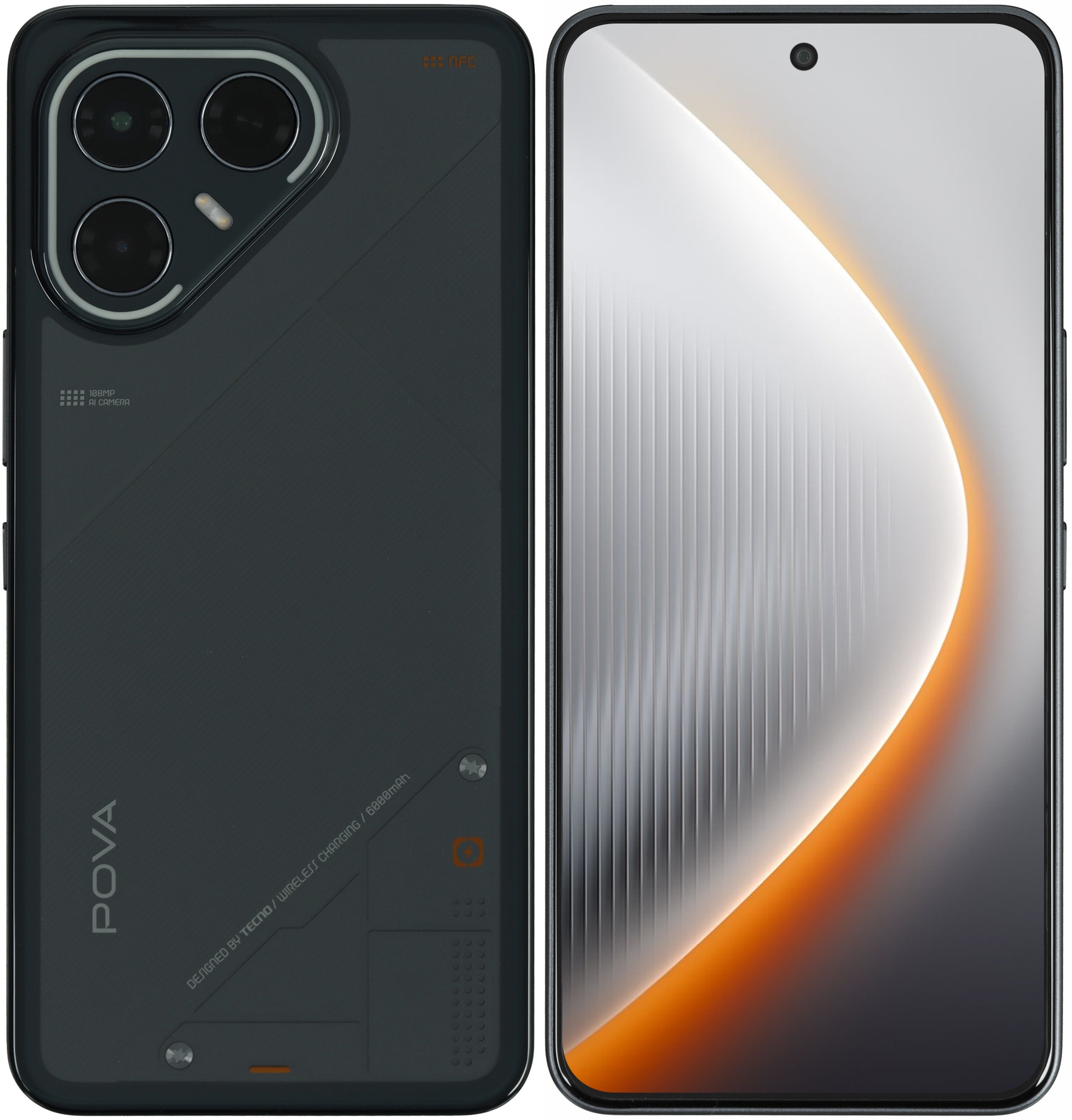 Смартфон Tecno Pova 7 Ultra 5G LJ9, 12/256Gb, черный