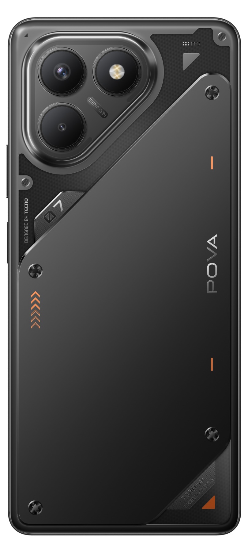 Смартфон Tecno POVA 7 Neo 8/256Gb, черный