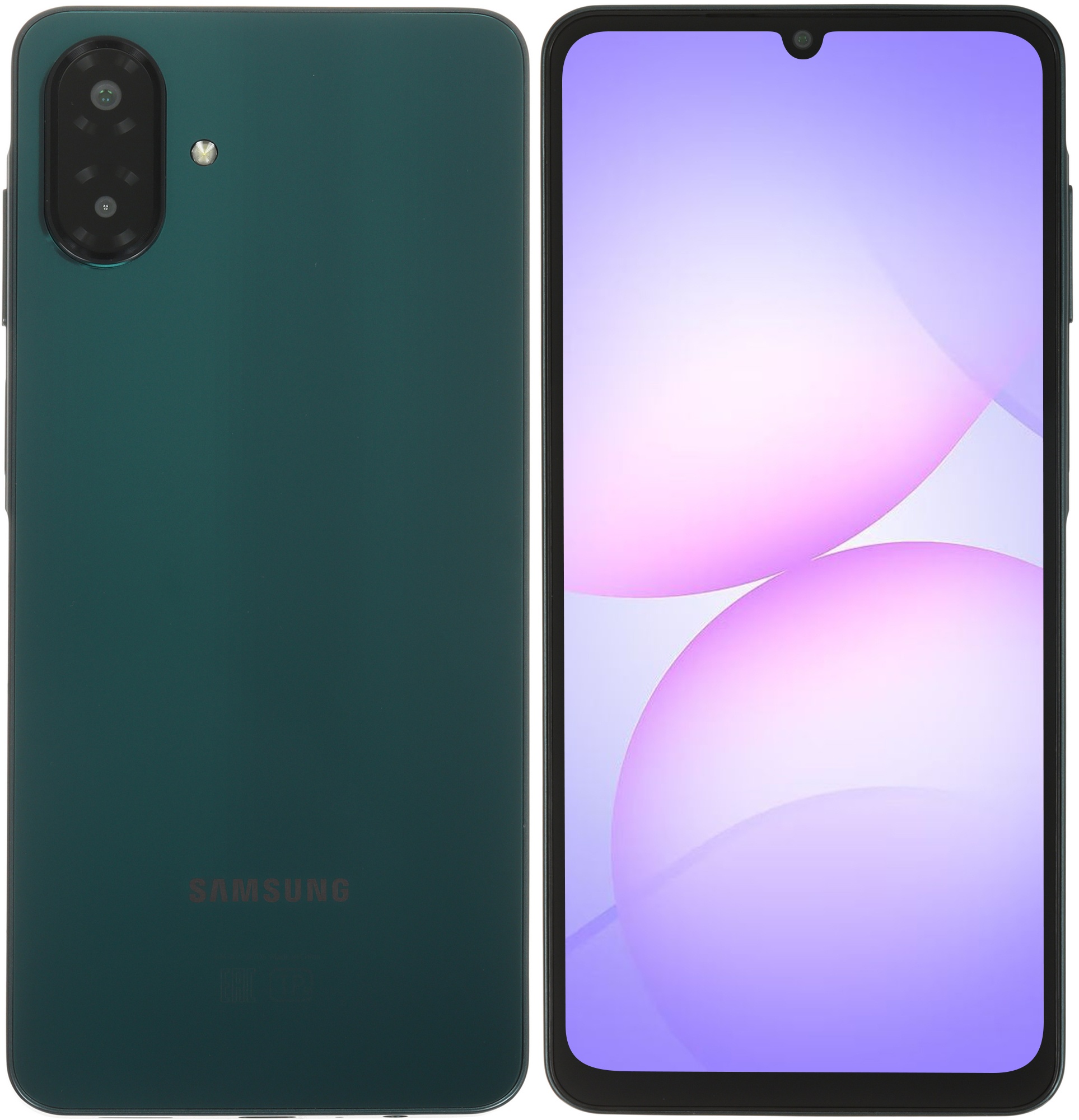Смартфон Samsung Galaxy A07 6/128Gb, зеленый