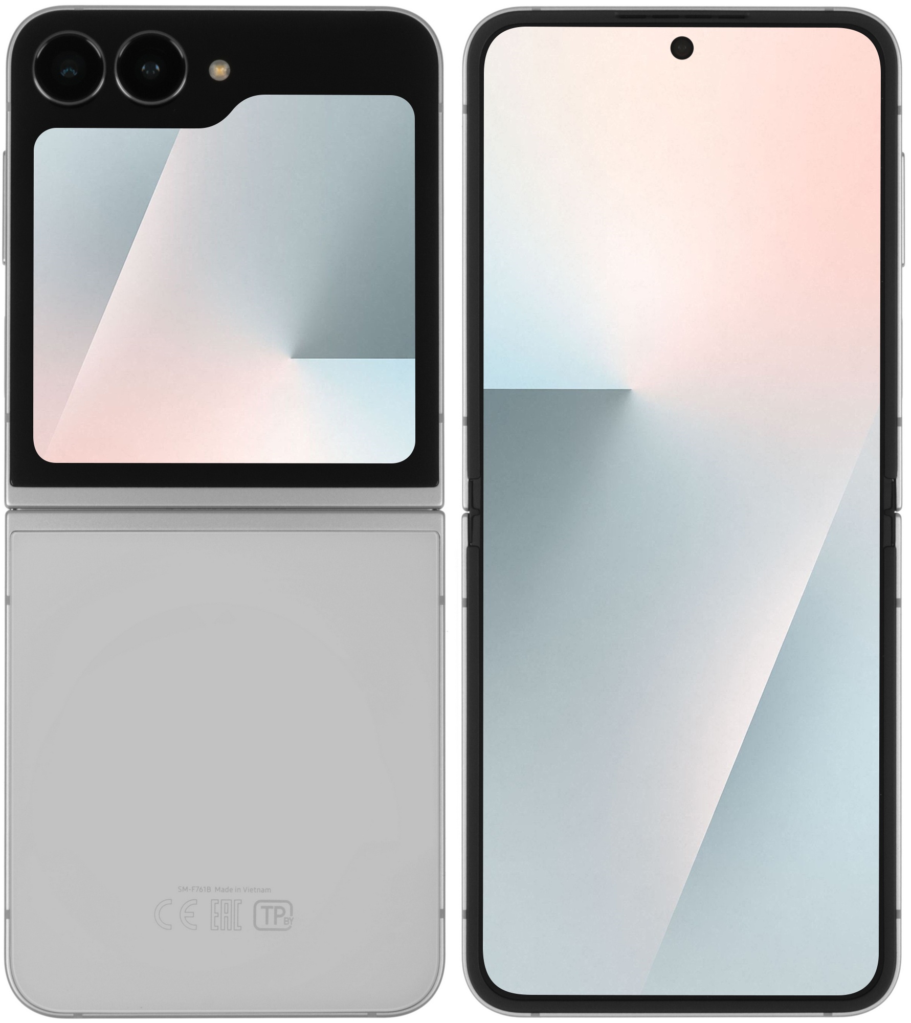 Смартфон Samsung Galaxy Z Flip7 FE 8/256Gb белый