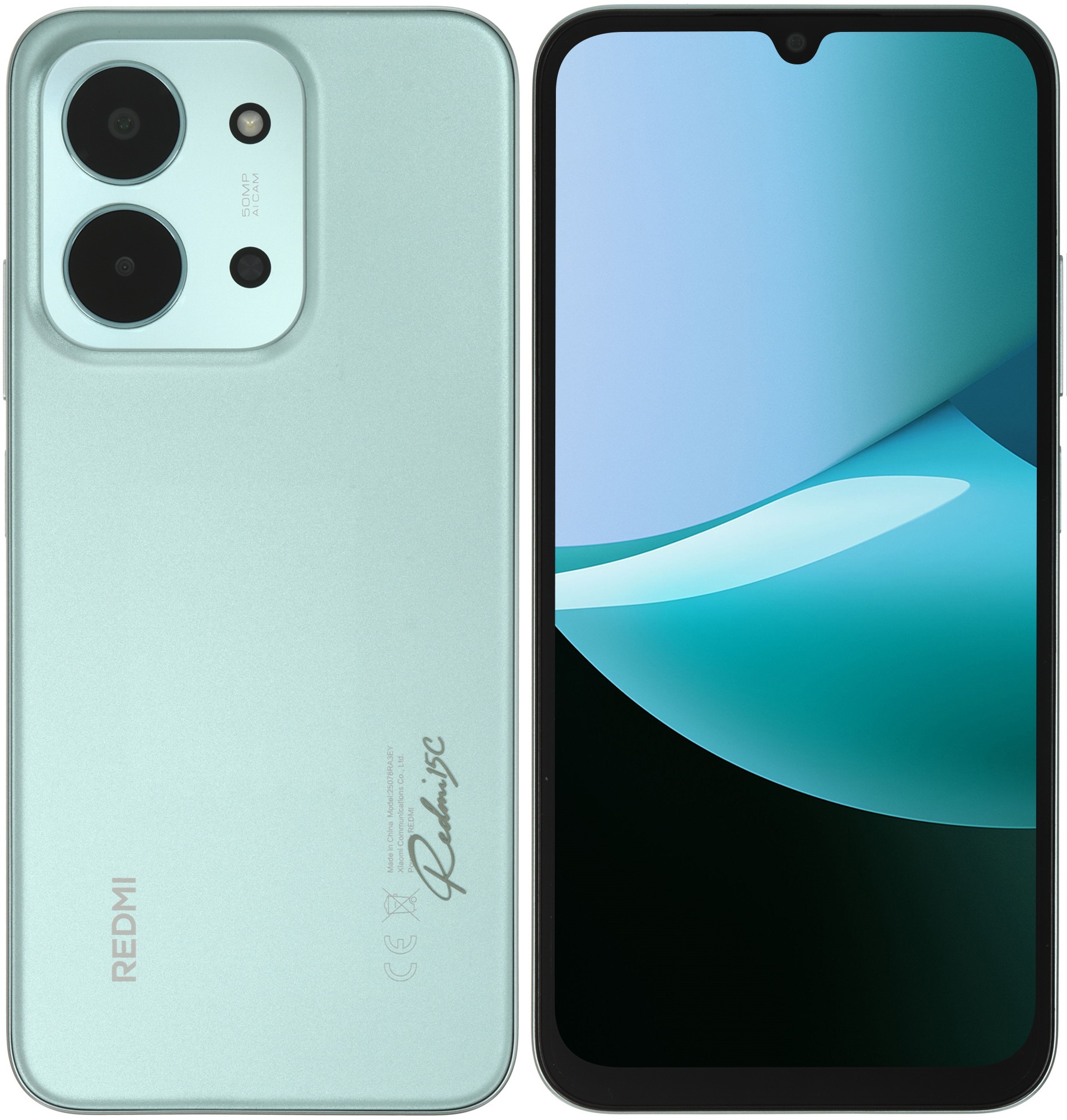Смартфон Xiaomi Redmi 15C 8/256Gb, зеленый
